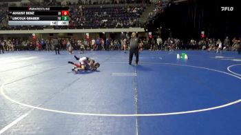 80 lbs Cons. Round 2 - August Benz, Elk River vs Lincoln Graber, Thorn Wrestling