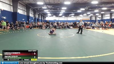 58 lbs Champ. Round 2 - Triton Ackley, Sublime Wrestling Academy vs Lincoln Roberts, Patriot WC