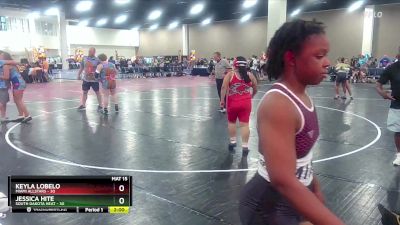 190 lbs Placement (16 Team) - Keyla Lobelo, MIAMI ALLSTARS vs Jessica Hite, South Dakota Heat