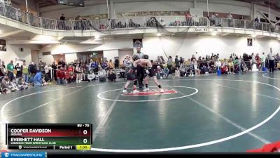 70 lbs Cons. Round 2 - Cooper Davidson, Indiana vs Everhett Hall, Lebanon Tiger Wrestling Club