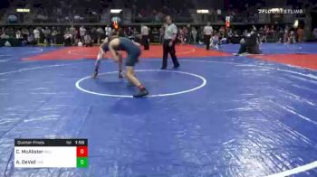 138 lbs Quarterfinal - Colin McAlister, Mill Valley Kids Wrestling Club vs Ashton DeVall, The Arena Wrestling Academy