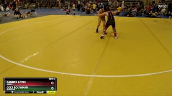 100 lbs Quarterfinal - Zander Levin, Osakis vs Colt Bouwman, Minneota