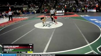 Champ. Round 1 - Callie Held, Lakeview Girls vs Madelynn Bohnet, South Sioux City Girls