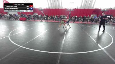 144 lbs Cons. Round 4 - Cash Botting, Team Nazar Training Center vs Patrick Skrundz, B.A.M. Training Center
