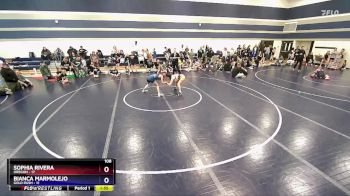 108 lbs Round 5 (6 Team) - Sophia Rivera, Oregon vs Bianca Marmolejo, Gold Rush