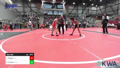 96-100 lbs Semifinal - Logan Sligar, Pin-King All Stars vs Cam Carter, Columbus Wrestling Club