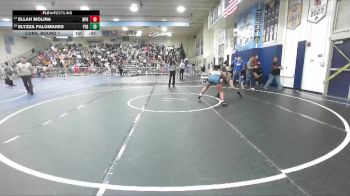 120 lbs Cons. Round 1 - Elyzza Palomares, Perris vs Ellah Molina, Newport Harbor