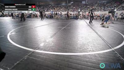52 lbs Semifinal - Ivan Torres, Chickasha Wrestling vs Brooks Wood, Husky WC