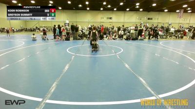 43 lbs Rr Rnd 1 - Koen Robinson, Shootbox 9U vs Greyson Summitt, Tulsa Elite 9U