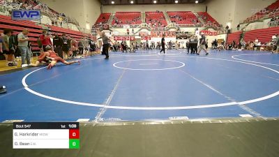 119 lbs Final - Gavin Harkrider, Midwest City Bombers Youth Wrestling Club vs Daxton Bean, Elgin Wrestling