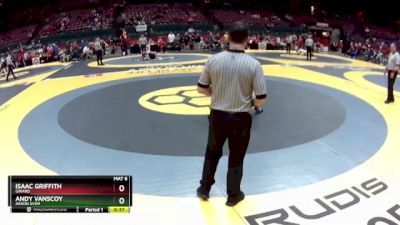 D2-215 lbs Cons. Round 3 - Isaac Griffith, Girard vs Andy Vanscoy, Akron Svsm