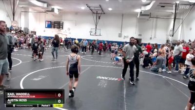 55 lbs Semifinal - Kael Waddell, Reverence Wrestling Club vs Austin Ross, C2X