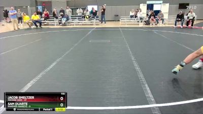 115 lbs Round 3 (10 Team) - Jacob Smeltzer, Machine Shed vs Sam Duarte, Hanover Hawkeye