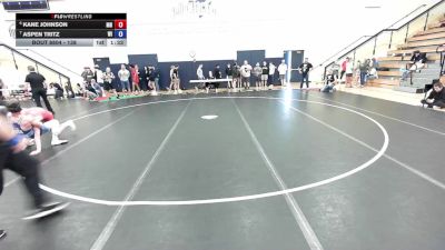 138 lbs Cons. Round 7 - Kane Johnson, MN vs Aspen Tritz, WI