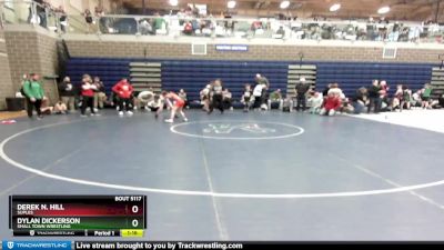 80 lbs Semifinal - Dylan Dickerson, Small Town Wrestling vs Derek N. Hill, Suples