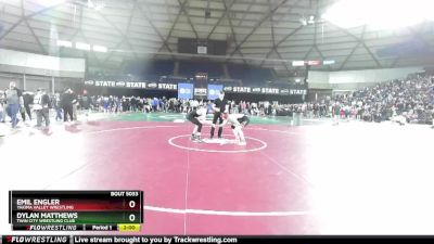 157 lbs Round 1 - Dylan Matthews, Twin City Wrestling Club vs Emil Engler, Yakima Valley Wrestling