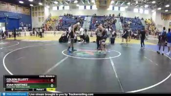 152 lbs Cons. Round 6 - Evan Martinez, Lakeland Wrestling Club vs Colson Elliott, Well Trained