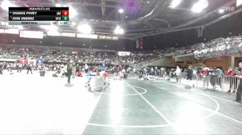 106 lbs Semifinal - Jose Jimenez, Nyssa vs Chance Povey, American Falls
