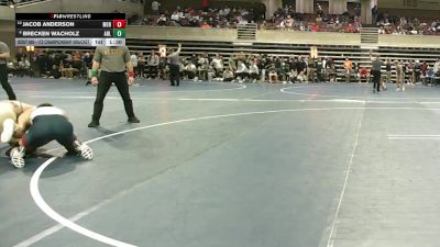 172 Championship Bracket 9th Place Match - Brecken Wacholz, Albert Lea vs Jacob Anderson, Menomonie