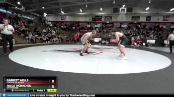 184 lbs Semifinal - Garrett Wells, Central Oklahoma vs Reece Worachek, UW-Parkside