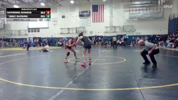 115 lbs Quarterfinal - Katherine Johnson, Milwaukee vs Emily Rayburn, West Salem