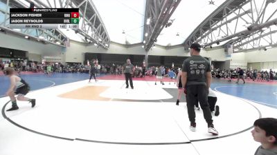 92 lbs Rr Rnd 2 - Jackson Fisher, Kingsway K-3 vs Jason Reynolds, Revival Blue K-3