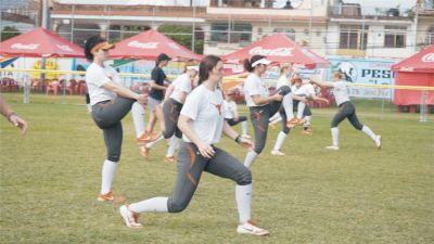 Texas Softball Warm Up 2