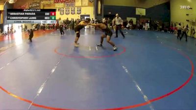 165 lbs Cons. Round 4 - Sebastian Parada, Centennial (Corona) vs Christopher Laing, Norco