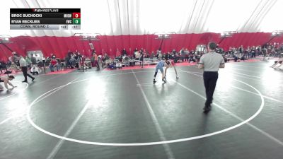 16U Boys - 126 lbs Cons. Round 3 - Ryan Recklies, Elkhorn Wrestling Club vs Broc Suchocki, Merrill High School Wrestling