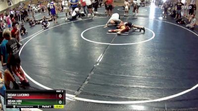 70 lbs 3rd Place Match - Noah Lucero, PMA vs Sean Hin, RED WAVE WC