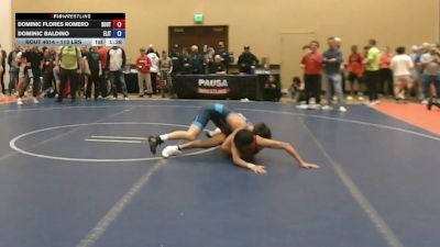 113 lbs Champ. Rd Of 64 - Dominic Flores Romero, Southside vs Dominic Baldino, Elite