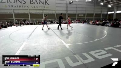 100 lbs Cons. Semi - Kole Younger, ID vs Gavin Chatham, OK