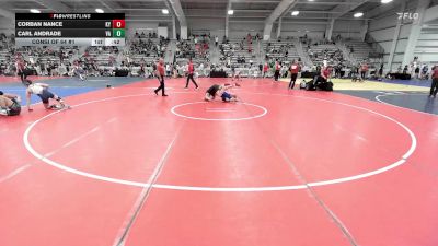 126 lbs Consi Of 64 #1 - Corban Nance, KY vs Carl Andrade, VA