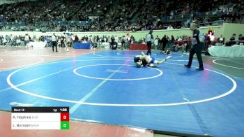 110 lbs Round Of 64 - Karson Hopkins, Bixby vs Lane Burnam, Mangum Wrestling