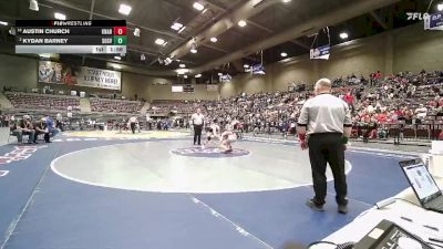 2A 138 lbs Champ. Round 1 - Austin Church, Kanab vs Kydan Barney, South Sevier