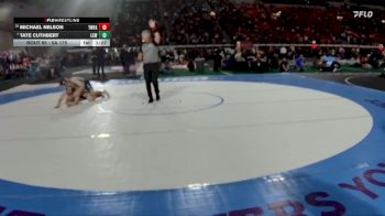 5A 175 lbs Champ. Round 1 - Tate Cuthbert, Lewiston vs Michael Nelson, Twin Falls