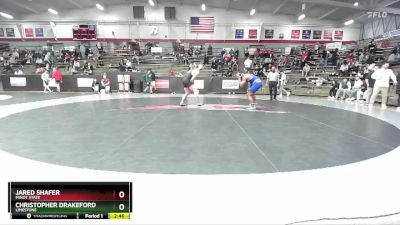 174 lbs Cons. Round 2 - Jared Shafer, Minot State vs Christopher Drakeford, Limestone