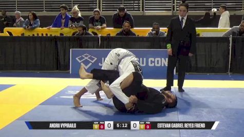 Andrii Vypirailo vs Estevan Gabriel Reyes Friend 2025 Pan Jiu Jitsu IBJJF Championship
