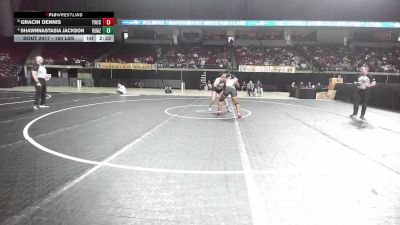 160 lbs 3rd Place - Shawnnastasia Jackson, Ottawa University - Arizona vs Gracin Dennis, Treasure Valley CC