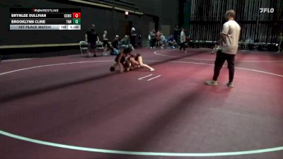 S-5 lbs 1st Place Match - Brynlee Sullivan, Charles City Mat Club vs Brooklynn Cline, THWC