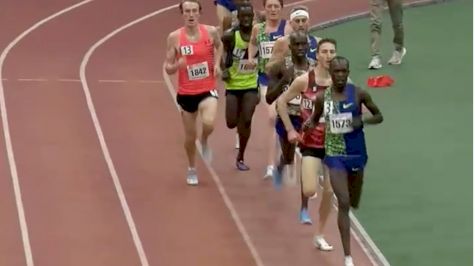 Men's 5k Invite, Heat 1 - Shadrack Kipchirchir 13:08!