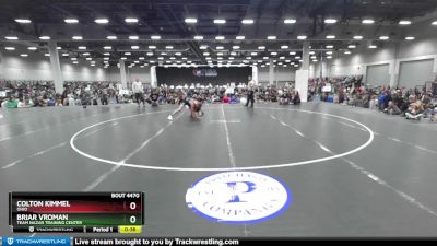 113 lbs Cons. Round 2 - Briar Vroman, Team Nazar Training Center vs Colton Kimmel, Ohio