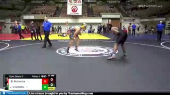 220 lbs Cons. Round 3 - Gavin Mckenzie, Team Temecula /Pin Club vs Jamien Crenshaw, California