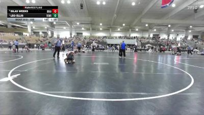 105 lbs Quarterfinal - Leo Ellis, Rabbit Wrestling Club vs Silas Weeks, Riverdale Warrior WC