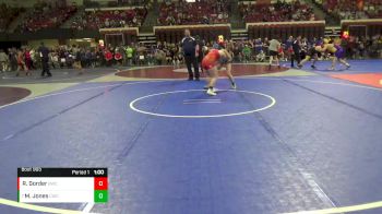 144 lbs Quarterfinal - McKenna Jones, Conrad Wrestling Club vs Ryann Gorder, Baker Wrestling Club