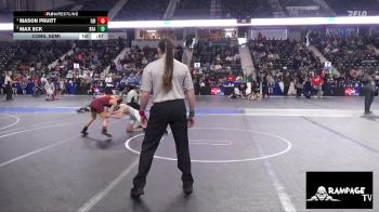 76 lbs Cons. Semi - Mason Pruitt, Girard Matside vs Max Eck, Brawlers