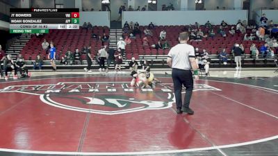 165 lbs Consi Of 16 #2 - JT Bowers, VMI vs Noah Gonzalez, Appalachian State