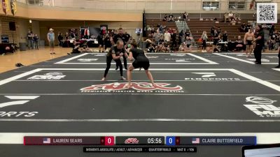 Lauren Sears vs Claire Butterfield 2023 ADCC Chicago Open