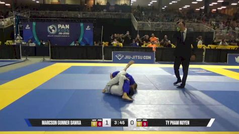 Ty Pham Nuyen vs Marcson Gunner Sawka 2025 Pan Kids Jiu-Jitsu IBJJF Championship