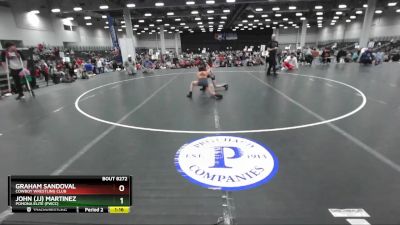 70 lbs Champ. Round 3 - Graham Sandoval, Cowboy Wrestling Club vs John (jj) Martinez, Pomona Elite (PWCC)